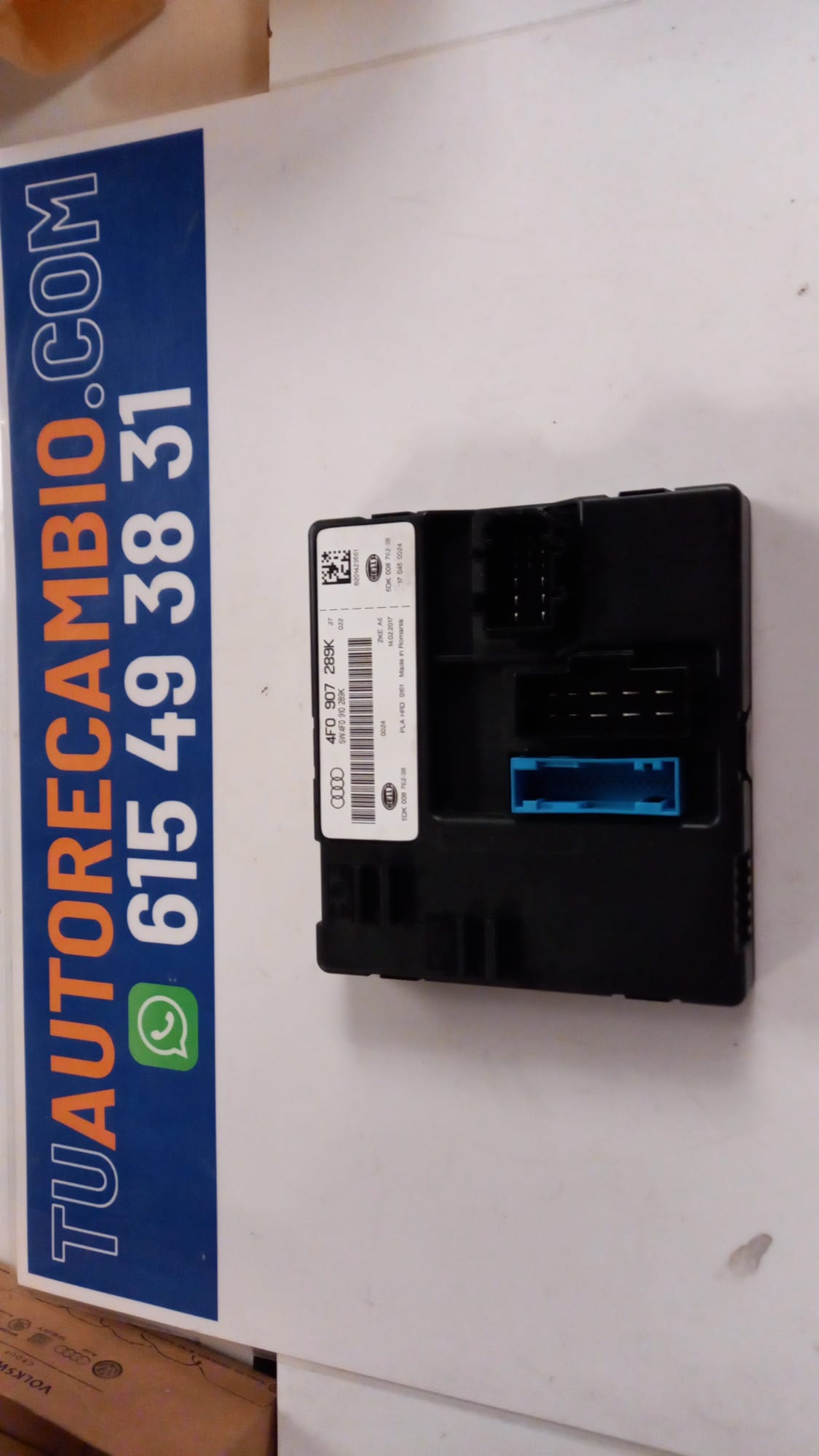 Unidad De Control De Confort Temic 8H0959433D Para Audi A4 Cabrio (B6/B7) | Usado Pero Funcional